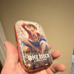 One Piece CCG Card Game Sealed Tin Deck Featuring Monkey D. Luffy - Image 1