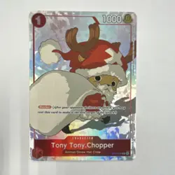 Tony Tony.Chopper One Piece CCG Character Card ST01-006 Holo Blocker - Image 1