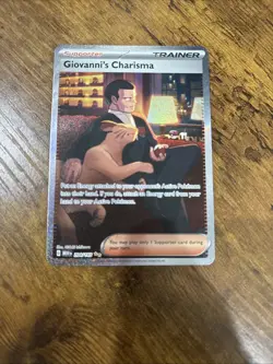 Pokemon TCG Giovanni's Charisma 204/165 Scarlet & Violet 151 Holo NM - Image 1
