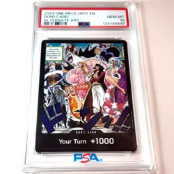 PSA 10 One Piece Don!! Card Alt Art OP07 500 Years in the Future English 2024 - Image 1
