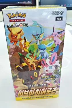 Pokemon Card Sword&Shield Eevee Heroes Booster Box(Evolving Skies) Korean Ver - Image 3
