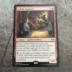 Goblin Engineer - Modern Horizons - MTG Magic the Gathering - NM - Image 1