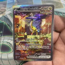 Pokemon TCG Temporal Forces Raging Bolt EX Special Illustration Card 208/162 - Image 1