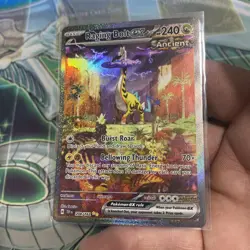 Pokemon TCG Temporal Forces Raging Bolt EX Special Illustration Card 208/162 - Image 3