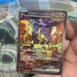 Pokemon TCG Temporal Forces Raging Bolt EX Special Illustration Card 208/162 - Image 5
