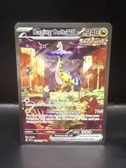 Pokemon TCG Temporal Forces Raging Bolt EX Special Illustration Card 208/162 - Image 1
