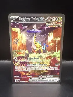 Pokemon TCG Temporal Forces Raging Bolt EX Special Illustration Card 208/162 - Image 2