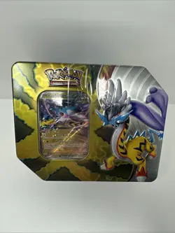 Pokemon Trading Card Game Paradox Destinies Raging Bolt ex Tin New Sealed - Image 1