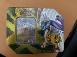 Pokemon Trading Card Games Paradox Destinies Raging Bolt ex Tin New Sealed - Image 1