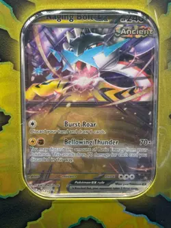 Pokemon Trading Card Games Paradox Destinies Raging Bolt ex Tin New Sealed - Image 3