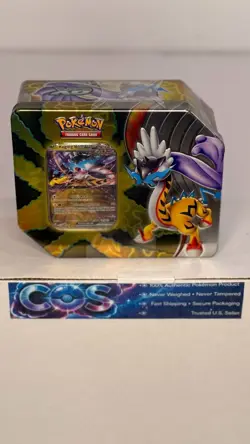 NEW/SEALED Pokemon Trading Card Game Paradox Destinies Raging Bolt ex Tin - Image 1