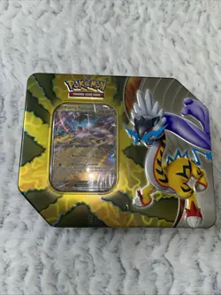 Pokemon Trading Card Games Paradox Destinies Raging Bolt ex Tin New Sealed - Image 1