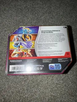 Pokemon Trading Card Games Paradox Destinies Raging Bolt ex Tin New Sealed - Image 2