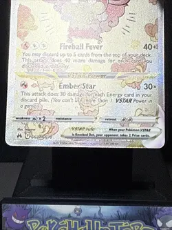 Pokemon Card Simisear VSTAR GG37/GG70 Crown Zenith Galarian Gallery Near Mint - Image 3