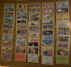 Pokemon TCG Bundle Assorted Card Job Lot 50 Cards No Duplicate Pokemon #2 - Image 1