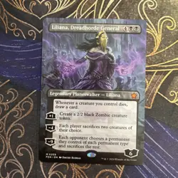 Liliana, Dreadhorde General (Borderless) Foundations 359 Near Mint - Image 1