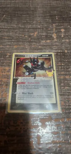 Pokemon TCG Greninja Gold Star SWSH144 25th Celebrations Promo Card - Image 1