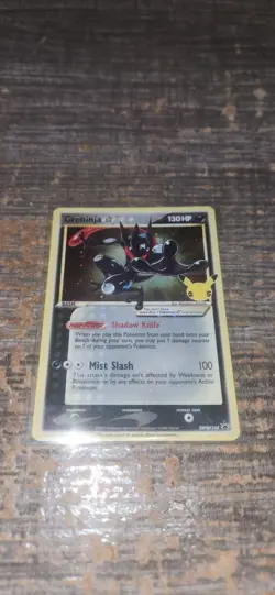 Pokemon TCG Greninja Gold Star SWSH144 25th Celebrations Promo Card - Image 4
