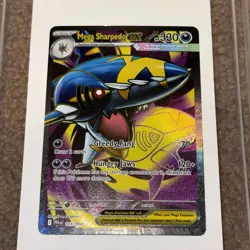 Mega Sharpedo EX 113/094 Rare Ultra Pokemon Card - Image 1