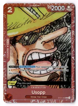 Usopp (Premium Card Collection -ONE PIECE FILM RED Edition-) ST01-002 One Piece - Image 1