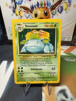 Pokemon TCG Venusaur Base Set 2 Holo Unlimited Rare Card - Image 1