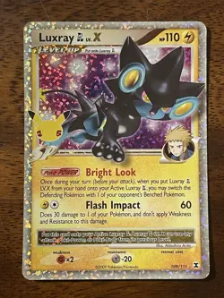 Pokemon Card - Luxray GL LV.X Celebrations Classic Collection 109/111 Holo - Image 1