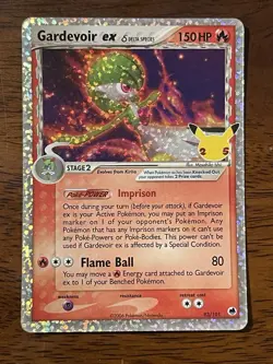 Pokemon TCG Gardevoir EX Celebrations 25th Anniversary Card 93/101 - Image 1
