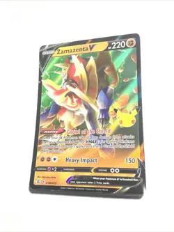 ZAMAZENTA V - 018/025 - Holo - 25th Anniversary Celebrations - Pokemon Card - NM - Image 1