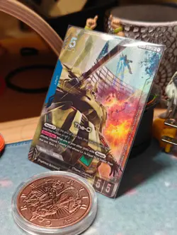 The-O GD03-002 LR+ Alt Art Gundam TCG Card Game CCG ENG NM - Image 1