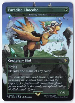 Paradise Chocobo - Birds of Paradise (Borderless) P Commander: FINAL FANTASY 483 - Image 1