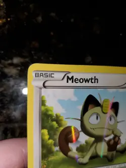 Meowth 102/101 Holo Secret Rare Pokemon TCG BW Noble Victories Near Mint NM - Image 4