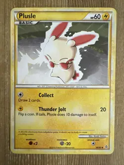 Plusle - 36/95 - Uncommon MP, English Pokemon Unleashed - Image 1