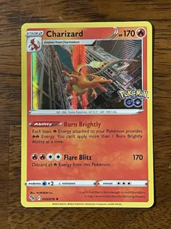 2022 Pokemon Pokemon GO Charizard 010/078 NM - Image 1