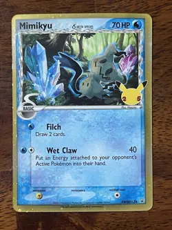 Mimikyu Delta Species SWSH136 | Pokemon Celebrations Black Star Promo - Image 1