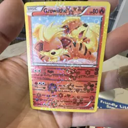 Pokemon Growlithe RC4/RC25 Reverse Holo Uncommon 80 HP English TCG - Image 1