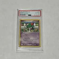 2005 POKEMON EX DELTA SPECIES #81 RALTS PSA 10 - Image 1