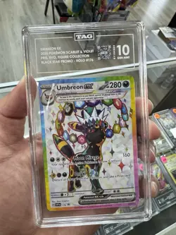 Pokemon TCG Umbreon EX 176 Black Star Promo TAG 10 Gem Mint - Image 1