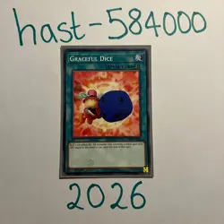 YuGiOh TCG - Graceful Dice SS02 ENB16 - Common - 1st ED - NM - Image 1