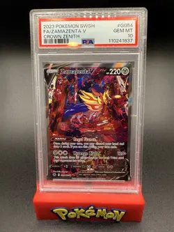 Pokemon Zamazenta v Galarian Gallery Crown Zenith GG54/GG70 PSA 10 - Image 1