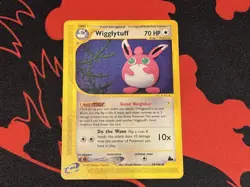 Pokemon TCG Skyridge Wigglytuff 34/144 Non Holo Rare E-Series Vintage WOTC - Image 1