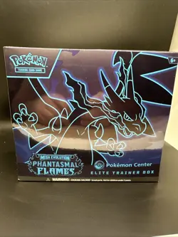 Pokemon TCG: Phantasmal Flames Pokemon Center ETB Factory Sealed - Image 1