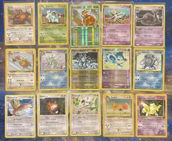 Pokemon Tcg Vintage Card Lot (15 NM/VLP) Reverse Holos, D&P, Platinum, WOTC - Image 1