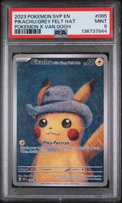 Pikachu with Grey Felt Hat 085 Sv: Scarlet & Violet Promo Cards Regular - Image 1