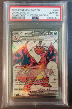 2023 Pokemon Charizard ex 056 Sv: Scarlet & Violet Promo Cards Holo PSA 10 - Image 1