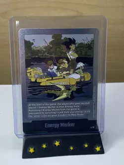 Energy Marker E-79 Silver Manga Booster 02 Dragon Ball Card Fusion World English - Image 1