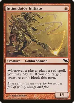 Intimidator Initiate 96 MTG NM - Shadowmoor - Image 1