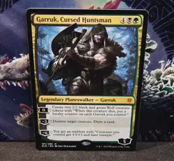 magic the gathering - Garruk, Cursed Huntsman - Legendary Planeswalker - Mythic - Image 1