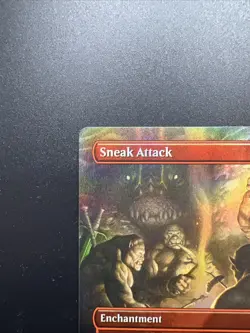 Sneak Attack Borderless Foil NM/M Double Masters Magic the Gathering MTG - Image 2