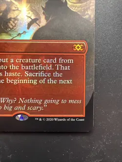 Sneak Attack Borderless Foil NM/M Double Masters Magic the Gathering MTG - Image 4