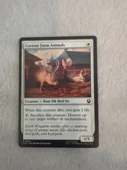 MTG. Curious Farm Animals. TLA C 0014 - Image 1